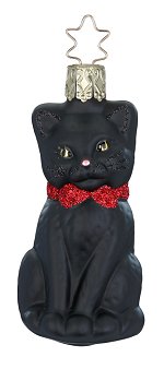 Purr-fect Black Cat<br>2024 Inge-glas Ornament